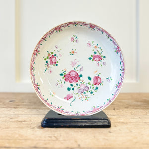 A Pair of Antique Chinese Famille Rose Luncheon Plates 18th Century