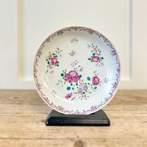 A Pair of Antique Chinese Famille Rose Luncheon Plates 18th Century