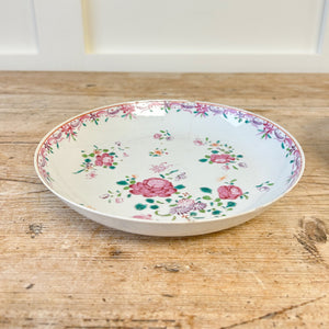 A Pair of Antique Chinese Famille Rose Luncheon Plates 18th Century