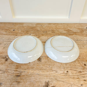A Pair of Antique Chinese Famille Rose Luncheon Plates 18th Century