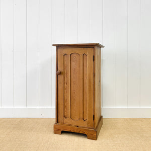 A Charming Pine Tall and Narrow Cabinet c1890