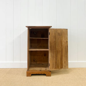 A Charming Pine Tall and Narrow Cabinet c1890