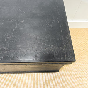 An English Pine Ebonized Blanket Box