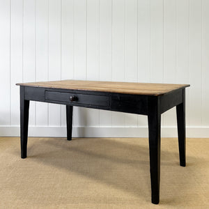 An Antique English Country Pine 5 ft Kitchen Dining Table c1890