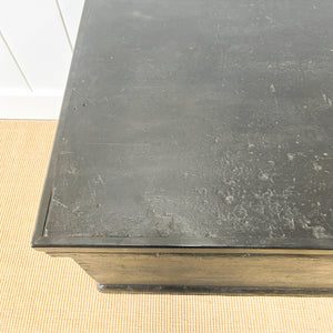 An English Pine Ebonized Blanket Box