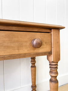A Charming Pair of English Pine Bedside Tables
