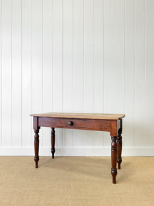 An English Country Pine Console Table or Desk