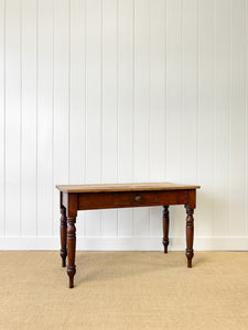 An English Country Pine Console Table or Desk