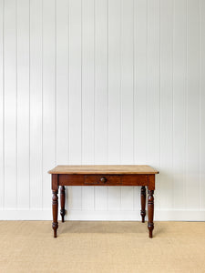 An English Country Pine Console Table or Desk