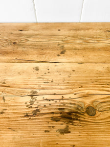 An English Country Pine Console Table or Desk