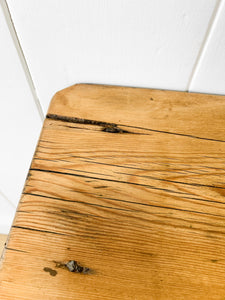 An English Country Pine Console Table or Desk