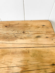 An English Country Pine Console Table or Desk