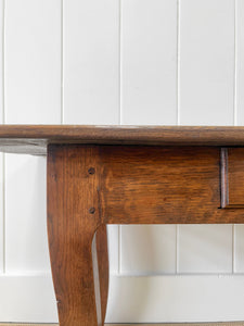 An Antique French Country Oak Coffee Table