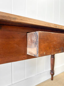 An English Country Pine Console Table or Desk