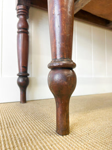An English Country Pine Console Table or Desk
