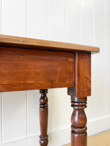 An English Country Pine Console Table or Desk