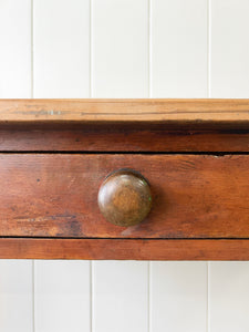 An English Country Pine Console Table or Desk