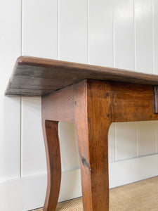 An Antique French Country Oak Coffee Table