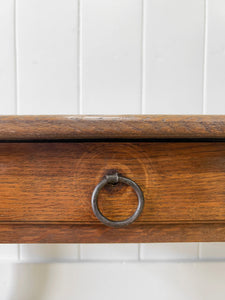 An Antique French Country Oak Coffee Table
