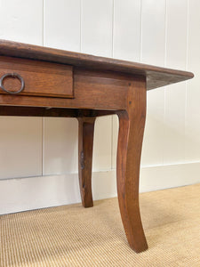 An Antique French Country Oak Coffee Table