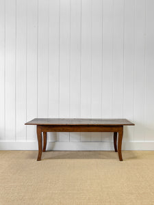 An Antique French Country Oak Coffee Table