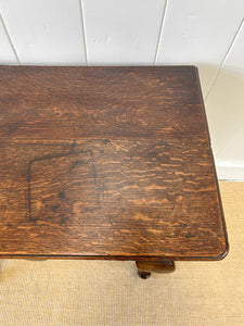 An 18th Century Oak Lowboy