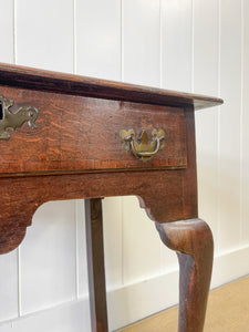 An 18th Century Oak Lowboy