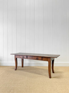 An Antique French Country Oak Coffee Table