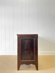 An English George III Oak Mule Chest