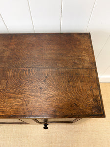 An English George III Oak Mule Chest