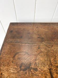 An English George III Oak Mule Chest