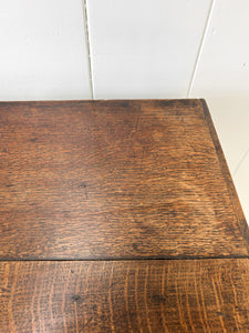 An English George III Oak Mule Chest
