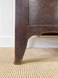 An English George III Oak Mule Chest