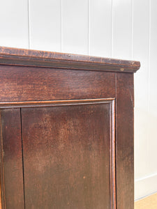 An English George III Oak Mule Chest
