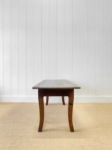 An Antique French Country Oak Coffee Table