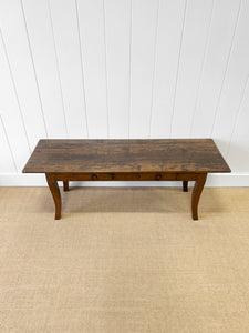 An Antique French Country Oak Coffee Table