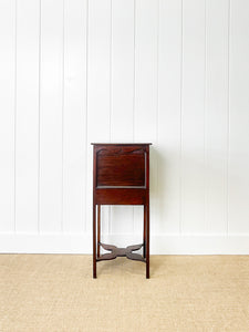 A George III Mahogany Sewing Table with Rising Lid
