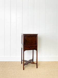 A George III Mahogany Sewing Table with Rising Lid