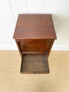 A George III Mahogany Sewing Table with Rising Lid