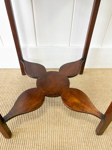 A George III Mahogany Sewing Table with Rising Lid
