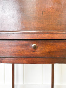 A George III Mahogany Sewing Table with Rising Lid