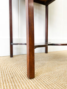 A George III Mahogany Sewing Table with Rising Lid