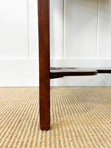 A George III Mahogany Sewing Table with Rising Lid