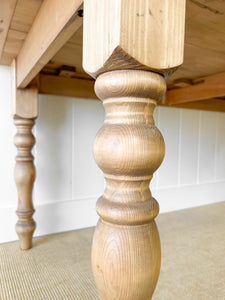 An English Country Pine 6ft Dining Table