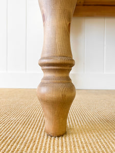 An English Country Pine 6ft Dining Table