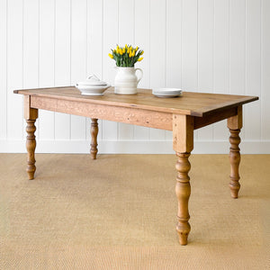An English Country Pine 6ft Dining Table