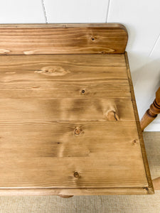 A Charming Pair of English Pine Bedside Tables