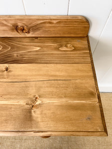 A Charming Pair of English Pine Bedside Tables