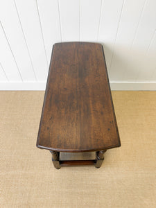 A Very Good Antique English Country Oak Drop Leaf Gate Leg Table c1760