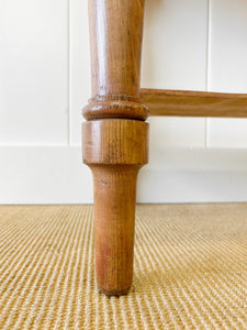 An English Country Pine Galleried Washstand or Console Table